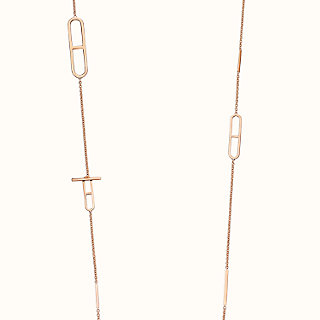 Ever Chaine d'Ancre long necklace, small model | Hermès USA